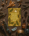 May Your Path Be Filled With Leaves and Stars - Illustrated Card