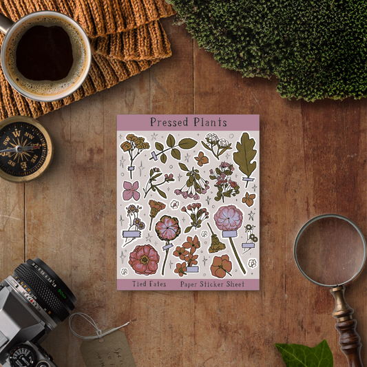 Pressed Plants Sticker Sheet