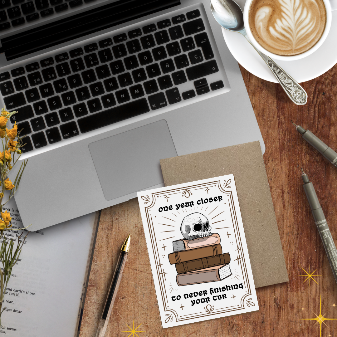 Never Ending TBR, Birthday Card