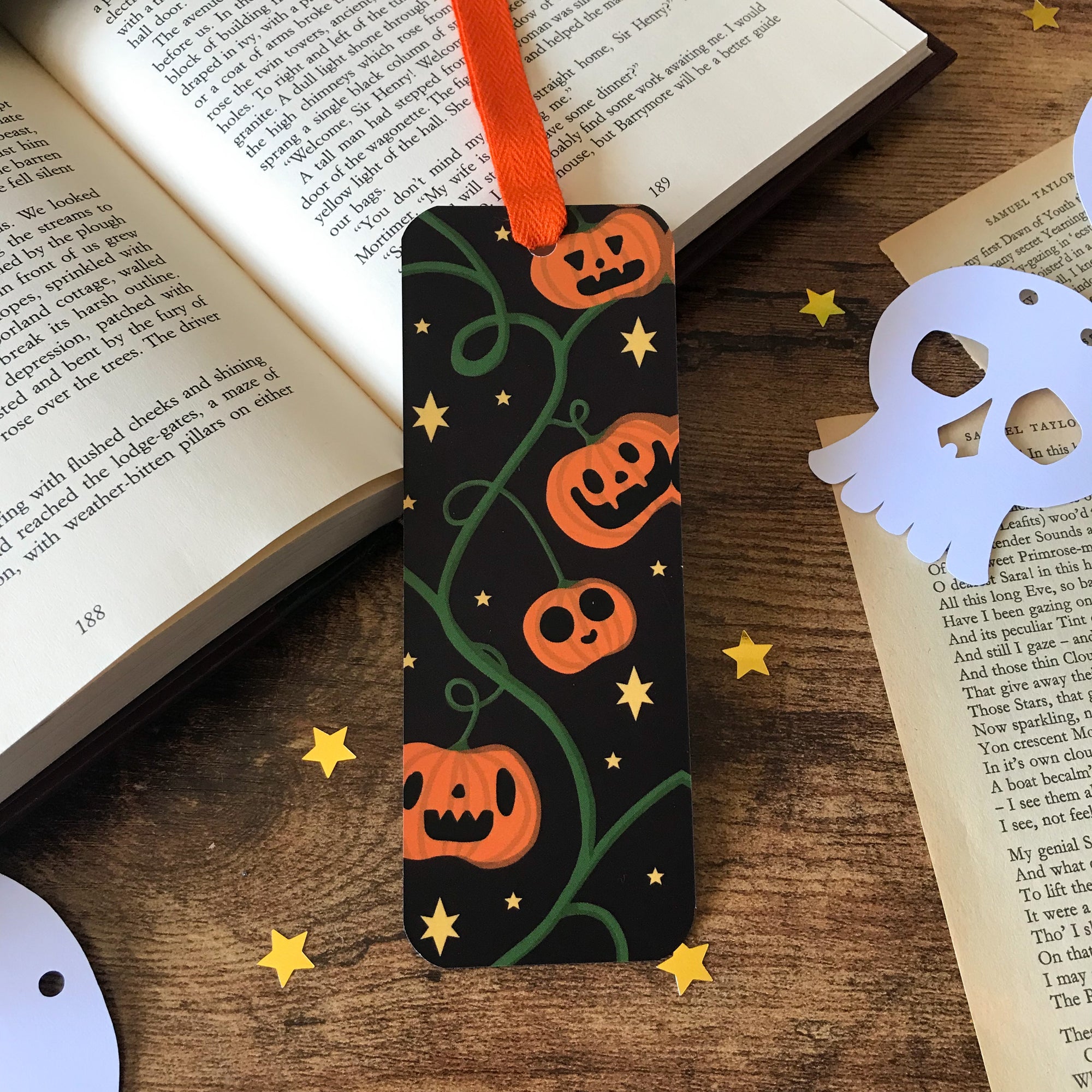 Cute Pumpkin Bookmark