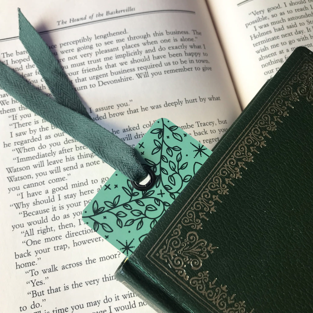 Green Leaves Bookmark