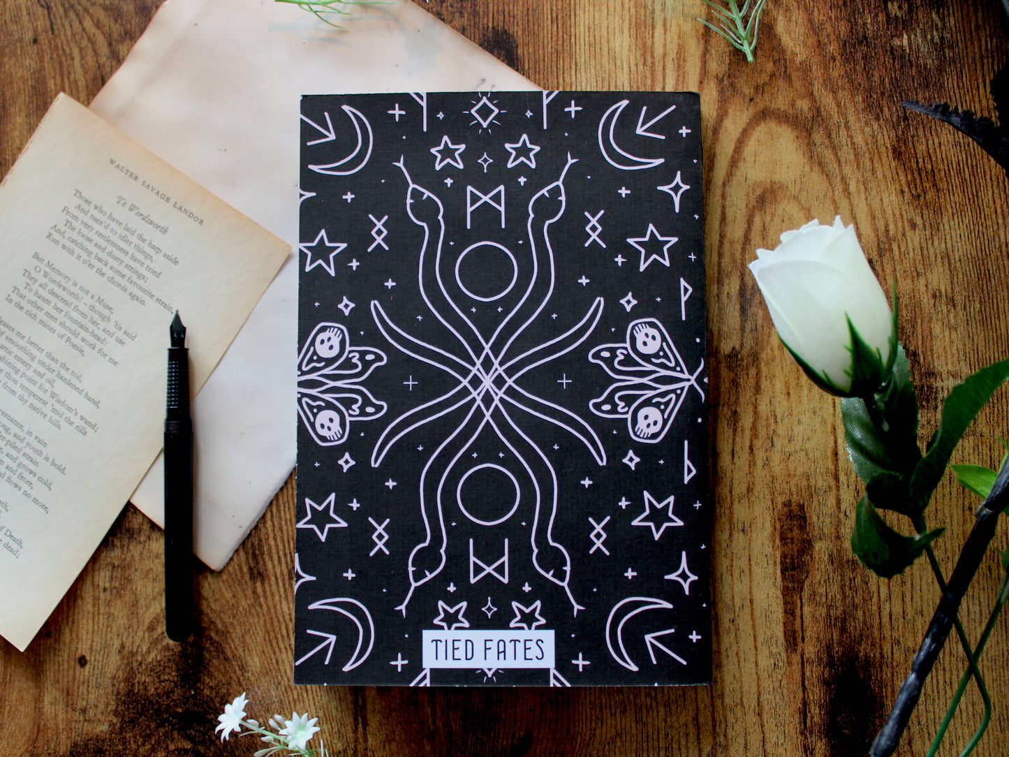 Snakes and Stars, A5 Softcover Notebook