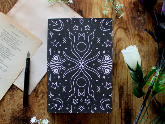 Snakes and Stars, A5 Softcover Notebook
