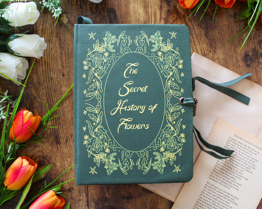 Secret History of Flowers, Hardback Notebook