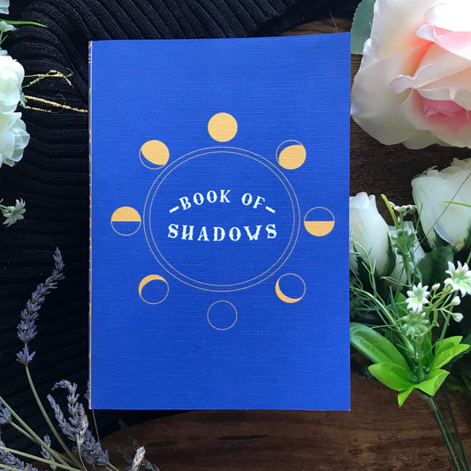Moon Cycle Book of Shadows, A5 Softcover Notebook